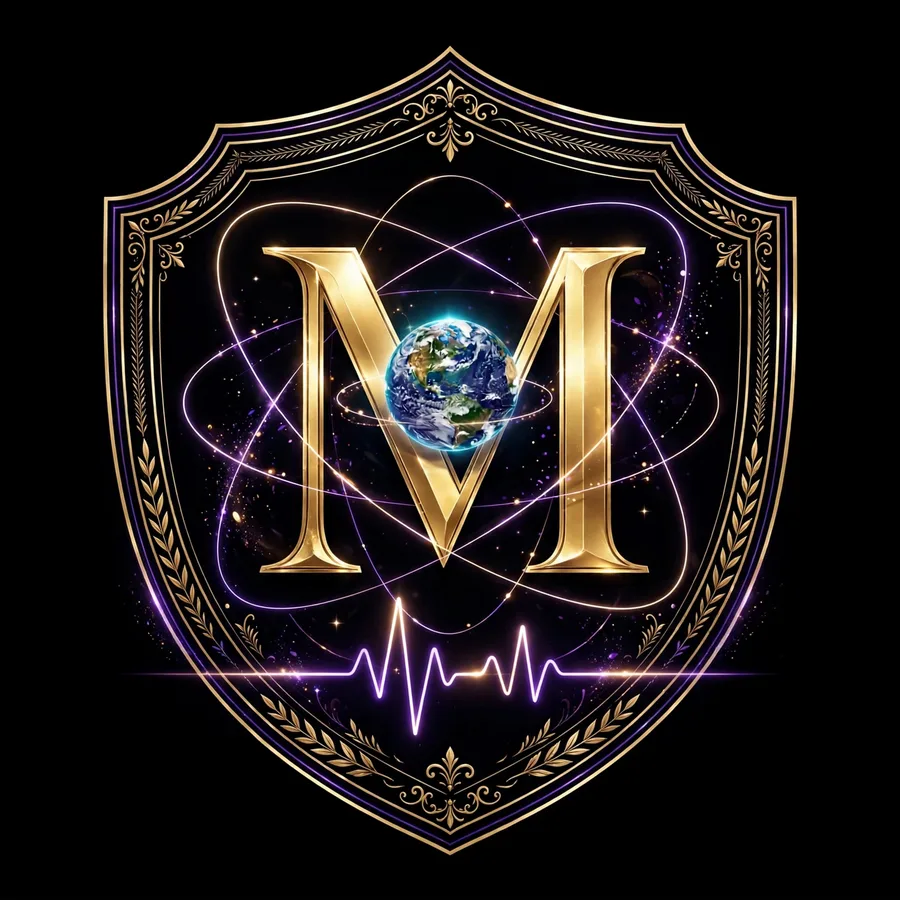 Emblema dorado de la categoría Medicina y salud